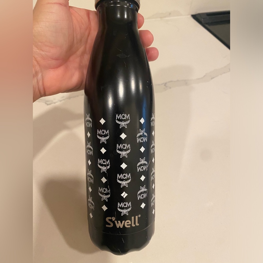 Limited Edition MCM S'well Black Stainless Bottle